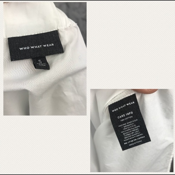 White Eyelet Bell Sleeve Off Shoulder Top - Picture 7 of 7